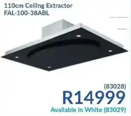 Hirsch's 110cm Ceiling Extractor FAL-100-38ABL offer