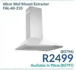 Hirsch's 60cm Wall Mount Extractor FAL-60-210 offer