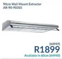 Hirsch's 90cm Wall Mount Extractor AR-90-903SS offer