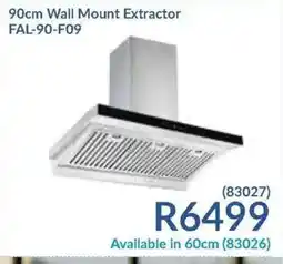 Hirsch's 90cm Wall Mount Extractor FAL-90-F09 offer