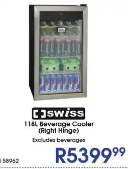 Hirsch's swiss 118L Beverage Cooler (Right Hinge) offer