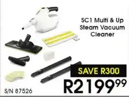 Hirsch's SC1 Multi & Up Steam Vacuum Cleaner offer