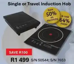 Hirsch's Single or Travel Induction Hob offer