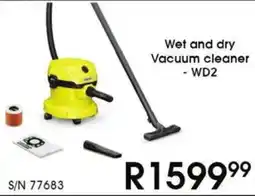 Hirsch's Wet and dry Vacuum cleaner - WD2 offer