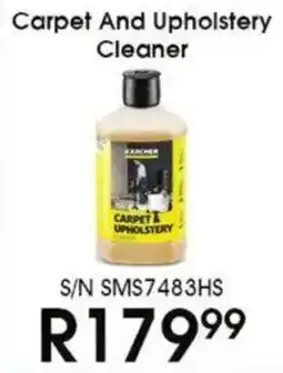 Hirsch's Karcher Carpet & Upholstery offer