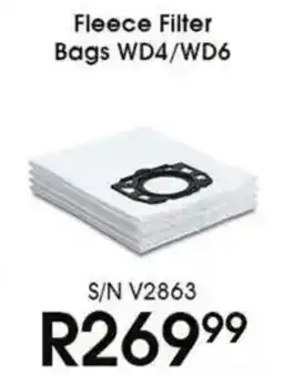 Hirsch's Fleece Filter Bags WD4/WD6 offer