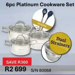 Hirsch's 6pc Platinum Cookware Set offer