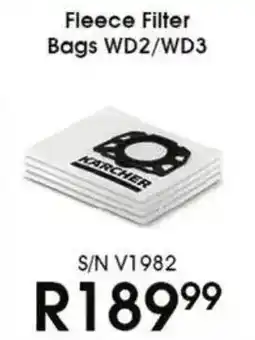 Hirsch's Fleece Filter Bags WD2/WD3 KARCHER offer