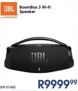Hirsch's JBL BoomBox 3 Wi-Fi Speaker offer