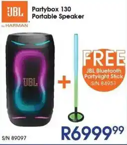 Hirsch's JBL Partybox 130 Portable Speaker offer