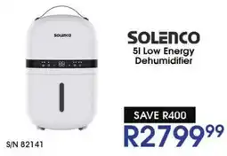Hirsch's SOLENCO 5l Low Energy Dehumidifier offer
