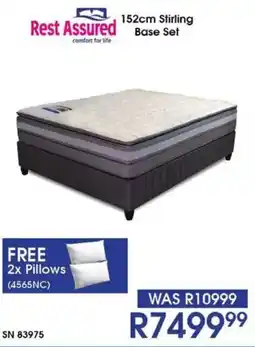 Hirsch's Rest Assured 152cm Stirling Base Set offer