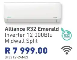 Hirsch's Alliance R32 Emerald Inverter 12 000Btu Midwall Split offer