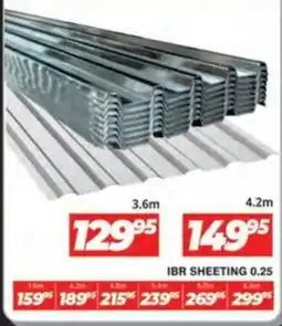 Easy Build IBR SHEETING 0.25 offer