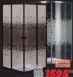 Easy Build SHOWER DOORS offer