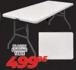 Easy Build Plastic Folding Table offer