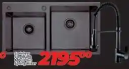 Easy Build Stainless Steel Sink, Sprout Mixer offer