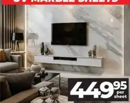 Easy Build UV MARBLE SHEETS offer