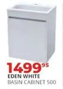 Easy Build EDEN WHITE BASIN CABINET 500 offer