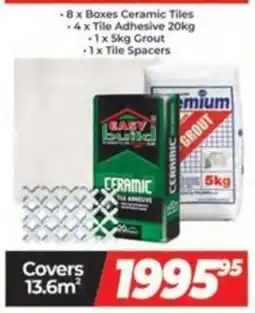 Easy Build Ceramic Tiles offer