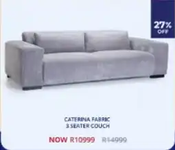 Decofurn CATERINA FABRIC 3 SEATER COUCH offer