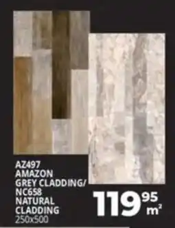 Easy Build AZ497 AMAZON GREY CLADDING/NC658 NATURAL CLADDING offer