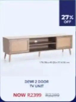 Decofurn DEWI 2 DOOR TV UNIT offer
