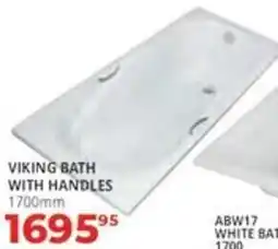 Easy Build Viking bath with handles offer