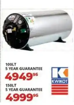 Easy Build Water heater KWIKOT offer