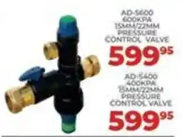 Easy Build AD-5600 600KPA 15MM/22MM PRESSURE CONTROL VALVE offer
