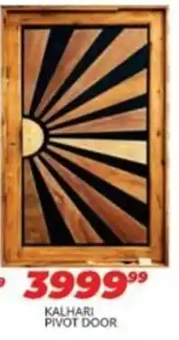 Easy Build KALHARI PIVOT DOOR offer