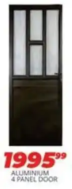 Easy Build Aluminium 4 panel door offer