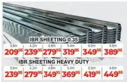 Easy Build IBR SHEETING HEAVY DUTY offer