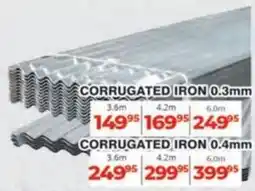 Easy Build CORRUGATED IRON offer