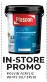 Easy Build Plascon Polvin Acrylic White offer