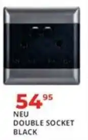 Easy Build NEU DOUBLE SOCKET BLACK offer