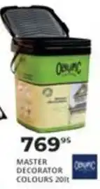 Easy Build MASTER DECORATOR COLOURS offer