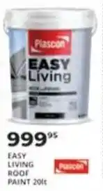 Easy Build Plascon EASY LIVING ROOF PAINT offer