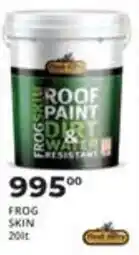 Easy Build Frog Skin Roof Paint offer