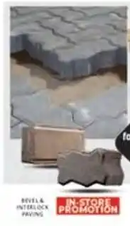 Easy Build Bevel & Interlock Paving offer