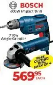 Easy Build BOSCH 600W Impact Drill 710w Angle Grinder offer