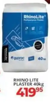 Easy Build RhinoLite Plaster offer