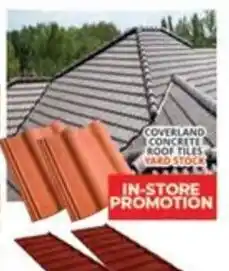 Easy Build Coverland Concrete Roof Tiles offer