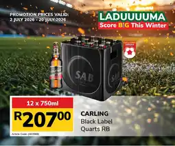 Jumbo CARLING Black Label Quarts RB offer