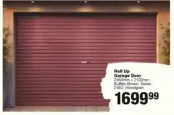 Build It Roll Up Garage Door Buffalo Brown Series offer