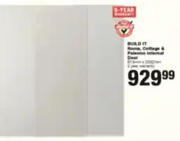 Build It Build It Roma, Cottage & Palermo Internal Door offer