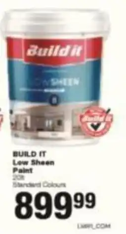 Build It Build it Low Sheen Paint offer