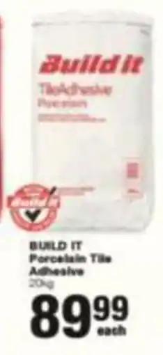 Build It Build it Porcelain Tile Adhesive offer