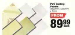Build It PVC Ceiling Panels offer