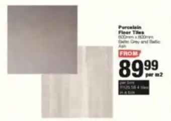 Porcelain Floor Tiles Baltic Grey and Baltic Ash